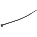 HellermannTyton Non-Releasable Cable Tie 100 mm x 2.5 mm, Black Polyamide 66, 80N Tensile Strength 118-00030 T18ROS-PA66HS-BK
