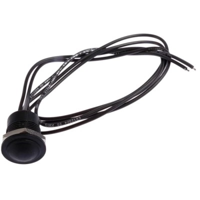 APEM IA Series Momentary Push Button Switch Panel Mount SPST IP65 IP67 16.2 mm Cutout 24 V dc IAR3F1200