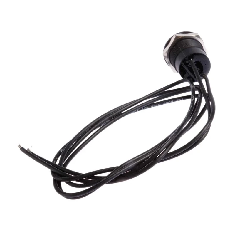 APEM IA Series Momentary Push Button Switch Panel Mount SPST IP65 IP67 16.2 mm Cutout 24 V dc IAR3F1200