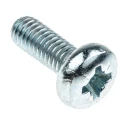 RS PRO Nylon 10 Piece Cross Drive Nut & Washer Kit M6 Pan Head Machine Screw 16mm Length 542-5410