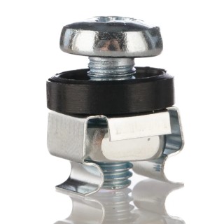 RS PRO Nylon 50 Piece Cross Drive Nut & Washer Kit with M6 Machine Screws, Pan Head, Cage Nuts, and Cup Washers 542-5426