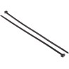 HellermannTyton Non-Releasable Cable Tie Black Polyamide 66 200 mm x 4.6 mm Tensile Strength 225N 118-05050 T50ROS-PA66HS-BK