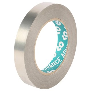 Advance Tapes Conductive Tin Metallic Tape 10mm x 33m 155 °C Max AT536