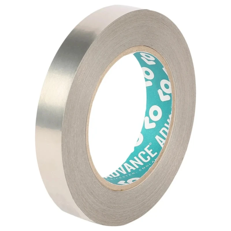 Advance Tapes Conductive Tin Metallic Tape 10mm x 33m 155 °C Max AT536