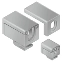 Bosch Rexroth Polypropylene Variofix Block MGE 6 mm Slot Compatible with 6 mm Strut Profile 3842548836