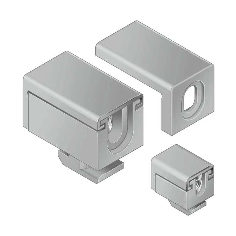 Bosch Rexroth Polypropylene Variofix Block MGE 6 mm Slot Compatible with 6 mm Strut Profile 3842548836