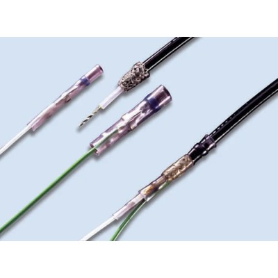 TE Connectivity Transparent Polyolefin Solder Sleeve 33mm Length, 3.7 mm to 7 mm Cable Diameter B-155-4059-35-22-5/9-10