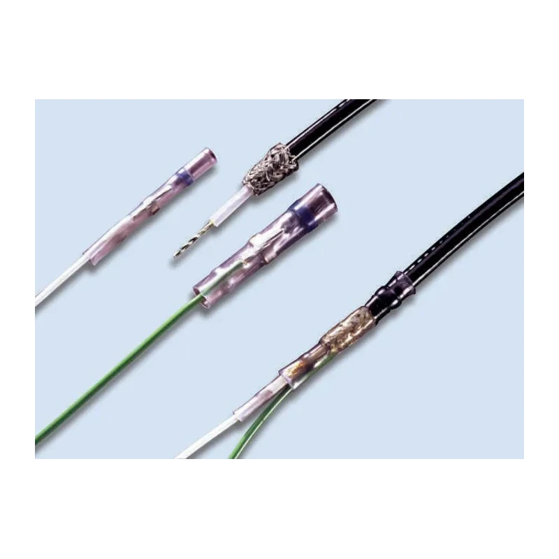 TE Connectivity Transparent Polyolefin Solder Sleeve 33mm Length, 3.7 mm to 7 mm Cable Diameter B-155-4059-35-22-5/9-10