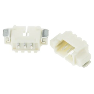 Molex PicoBlade Series Right Angle Surface PCB Header, 3 Contacts, 1.25 mm Pitch, 1 Row, Shrouded 53261-0371