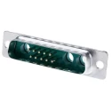 Amphenol Communications Solutions DW 13 Way Straight Panel Mount D-Sub Connector Male DB13W3PA00LF