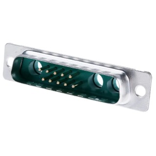 Amphenol Communications Solutions DW 13 Way Straight Panel Mount D-Sub Connector Male DB13W3PA00LF