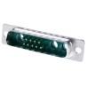 Amphenol Communications Solutions DW 13 Way Straight Panel Mount D-Sub Connector Male DB13W3PA00LF