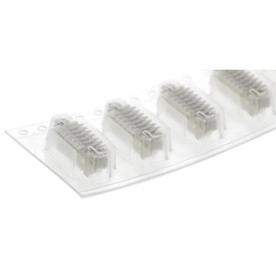 Molex 53398 Series Straight Surface PCB Header, 7 Contacts, 1.25 mm Pitch, 1 Row, Shrouded 53398-0771