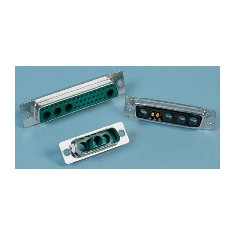 Amphenol Communications Solutions DW 8 Way Straight Cable D-Sub Connector with Mounting Hole DC8W8PA00LF