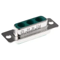 Amphenol Communications Solutions DW 3 Way Straight Cable D-Sub Connector with Mounting Hole DA3W3SA00LF
