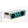 Amphenol Communications Solutions DW 7 Way Straight Crimp D-Sub Connector, Socket Contact Female, 300V, 5A DA7W2SA00LF
