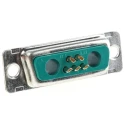 Amphenol Communications Solutions DW 7 Way Straight Crimp D-Sub Connector, Socket Contact Female, 300V, 5A DA7W2SA00LF