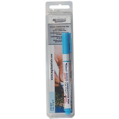 MG Chemicals Grey Nickel Conductive Lacquer for Test Equipment, Electric Guitars, GPS, Networking Gear, Antenna 841AR-P