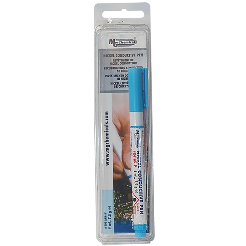 MG Chemicals Grey Nickel Conductive Lacquer for Test Equipment, Electric Guitars, GPS, Networking Gear, Antenna 841AR-P
