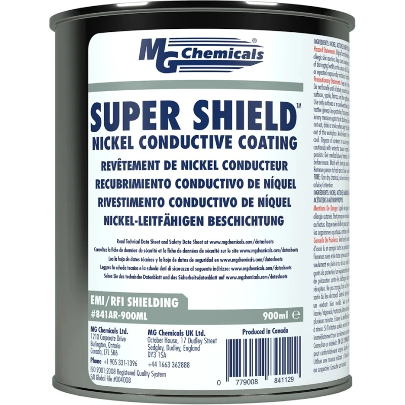 MG Chemicals Grey Nickel Conductive Paint 850 ml Liquid for EMI Shielding 841AR-900ml