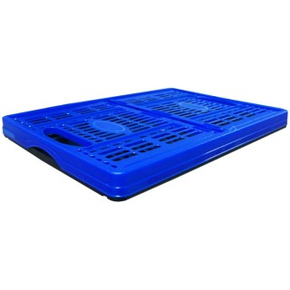 Viso 30L Blue Polypropylene Folding Crate, 235 mm x 475 mm x 350 mm BP320BL