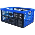 Viso 30L Blue Polypropylene Folding Crate, 235 mm x 475 mm x 350 mm BP320BL
