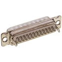 Amphenol Communications Solutions 25 Way Straight 2.76 mm Pitch Panel Mount D-Sub Connector, Standard Male DB25P064HTXLF