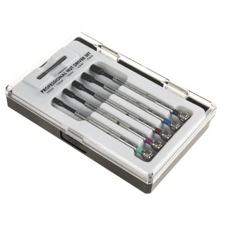 RS PRO 6 Piece Miniature Nut Spinner Nut Driver Set, Chrome Vanadium Steel Handles, Carbon Steel Blades, 50mm 541-6882