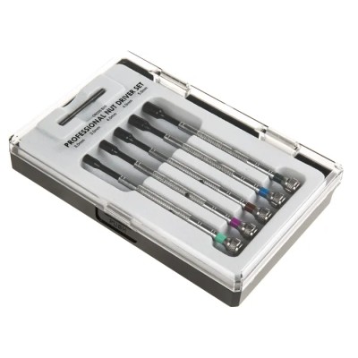 RS PRO 6 Piece Miniature Nut Spinner Nut Driver Set, Chrome Vanadium Steel Handles, Carbon Steel Blades, 50mm 541-6882