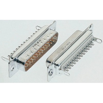 Amphenol Communications Solutions 9 Way Straight 2.74 mm Pitch Panel Mount D-Sub Connector Female DE09S064HTLF