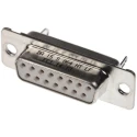Amphenol Communications Solutions 15 Way Straight 2.74 mm Pitch Panel Mount D-Sub Connector Female DA15S064HTLF