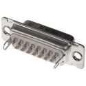 Amphenol Communications Solutions 15 Way Straight 2.74 mm Pitch Panel Mount D-Sub Connector Female DA15S064HTLF