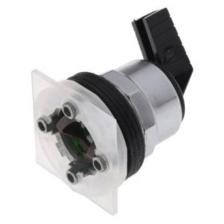 Schneider Electric Harmony Series 2 Position Selector Switch Head 30 mm Cutout Black Handle 9001KS11FB
