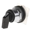 Schneider Electric Harmony Series 3 Position Selector Switch Head 30 mm Cutout Black Handle 9001KS43FB
