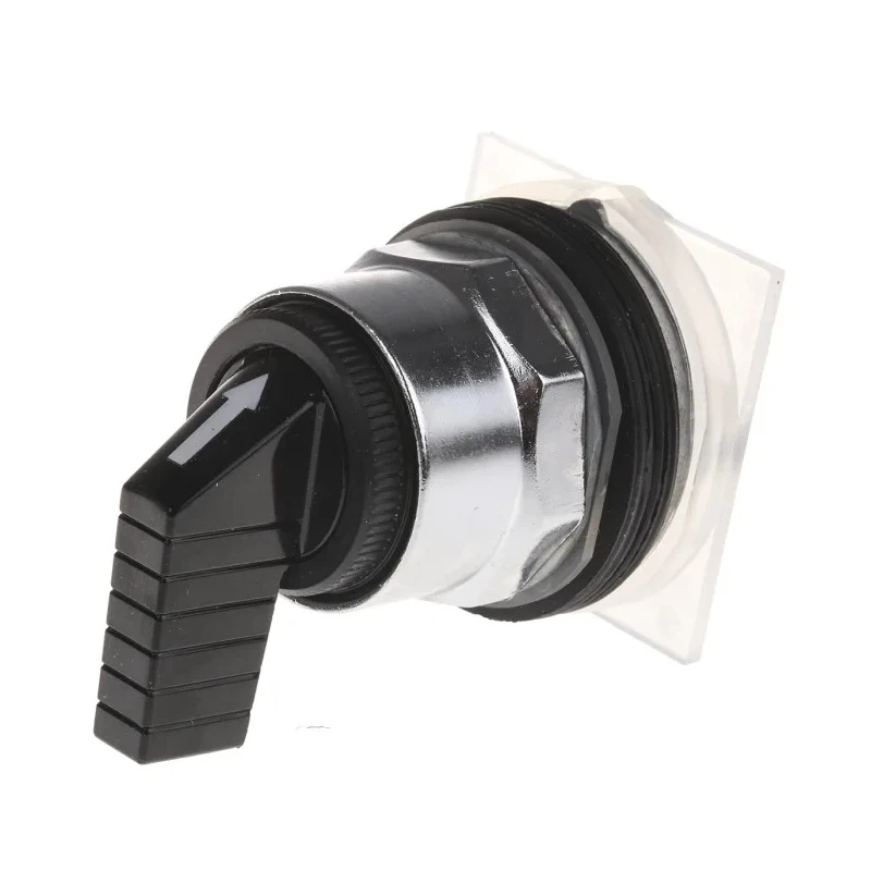 Schneider Electric Harmony Series 3 Position Selector Switch Head 30 mm Cutout Black Handle 9001KS43FB