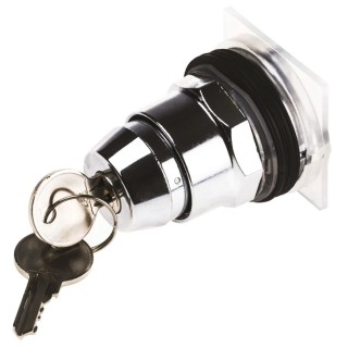 Schneider Electric Harmony 3-position Key Switch Head, Latching, 30 mm Cutout 9001KS43K5R