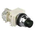 Schneider Electric Harmony 9001K Series Illuminated Push Button Switch, Spring Return, Panel Mount, 30 mm 9001K2L35LGGH13