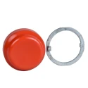 Schneider Electric Red Protective Push Button Cap for Use with 9001K Series 30mm Diameter 9001KU2
