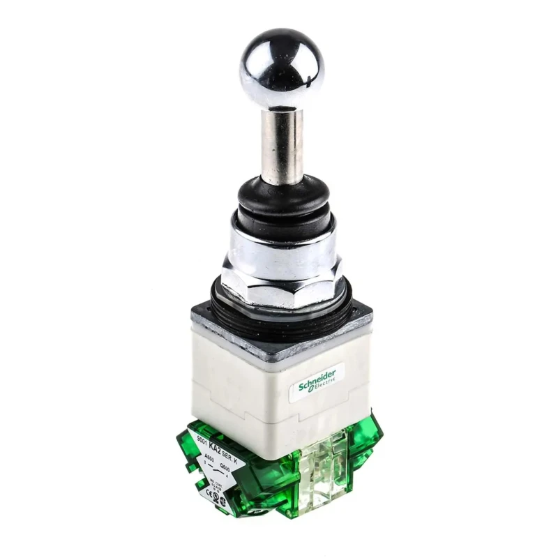Schneider Electric Harmony 9001K 2-Axis Joystick Lever Slow Break IP66 240V AC 3 A 550mA 9001K71H7