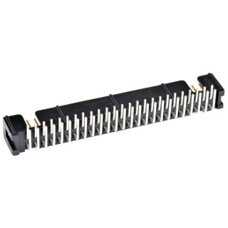 3M 2500 Series Right Angle Through Hole PCB Header, 50 Contacts, 2.54 mm Pitch, 2 Row, Shrouded N2550-5002RB