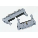 3M 3000 Series Right Angle Through Hole PCB Header, 26 Contacts, 2 Row, 2.54 mm Pitch, Shrouded N3429-5302RB