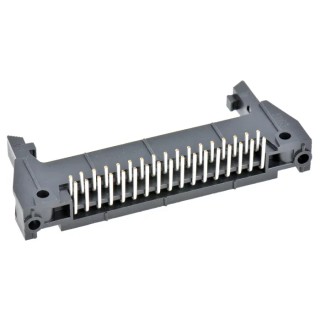 3M 3000 Series Right Angle Through Hole PCB Header, 34 Contacts, 2.54 mm Pitch, 2 Row, Shrouded N3431-5302RB