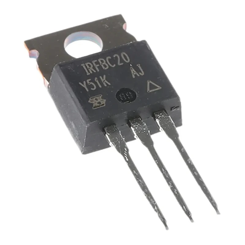 Vishay N-Channel Power MOSFET 2.2 A, 600 V Enhancement, 3-Pin TO-220AB IRFBC20PBF