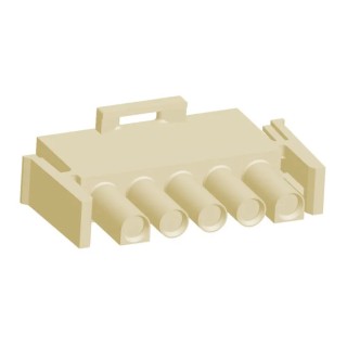 TE Connectivity Universal MATE-N-LOK Male Connector Housing 6.35 mm Pitch 5 Way 1 Row Straight 350809-3