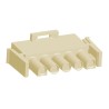 TE Connectivity Universal MATE-N-LOK Male Connector Housing 6.35 mm Pitch 5 Way 1 Row Straight 350809-3