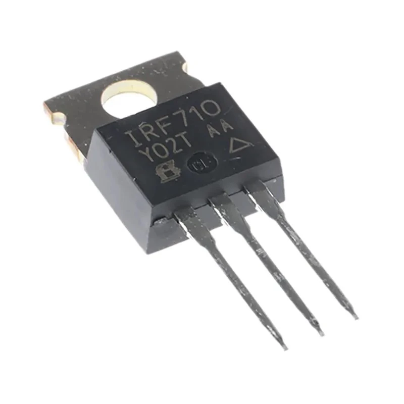 Vishay N-Channel Power MOSFET 400 V, 1.2 A, Enhancement Mode, TO-220AB Package IRF710PBF