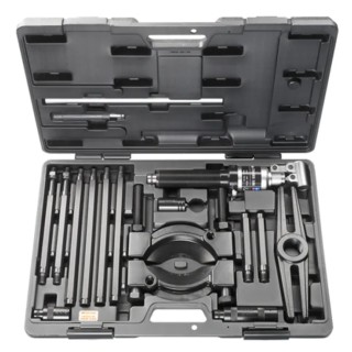 SKF Hand Bearing Puller Hydraulic Force 10.2t Capacity 35 to 150 mm, 14-Piece TMBS 150E