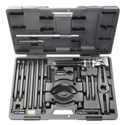 SKF Hand Bearing Puller Hydraulic Force 10.2t Capacity 35 to 150 mm, 14-Piece TMBS 150E