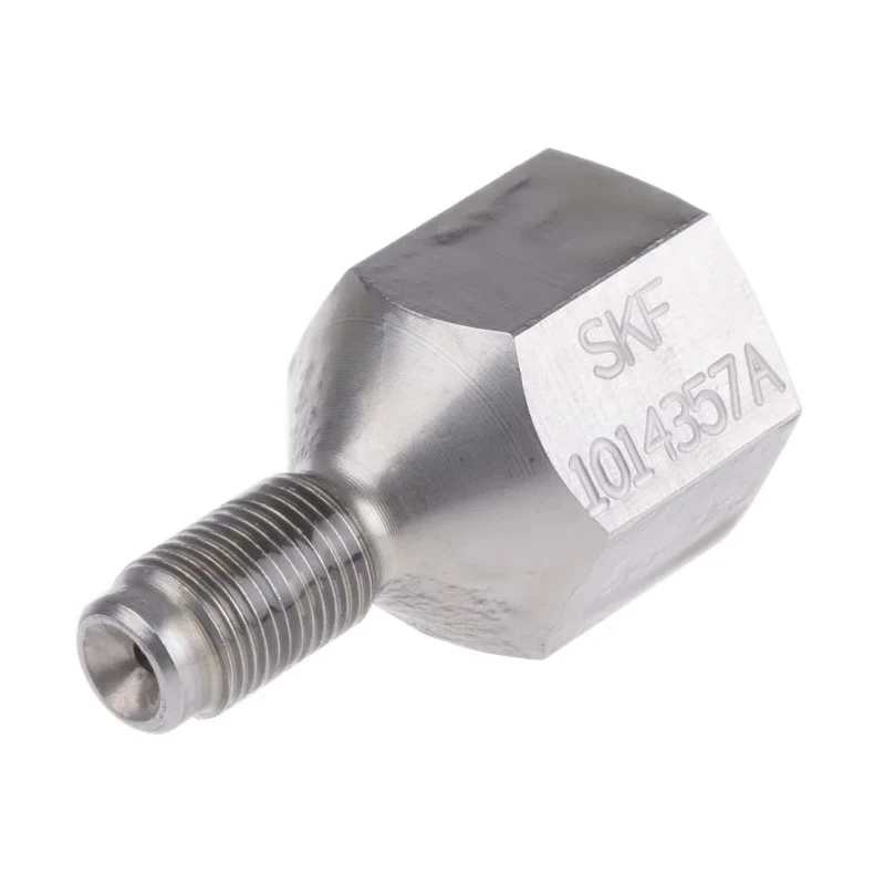 SKF Hexagon Nipple Fitting G 1/8 Female to 1/4 in, Stainless Steel, 300 Mpa Maximum Operating Pressure 1014357 A