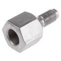 SKF Hexagon Nipple Fitting G 1/8 Female to 1/4 in, Stainless Steel, 300 Mpa Maximum Operating Pressure 1014357 A